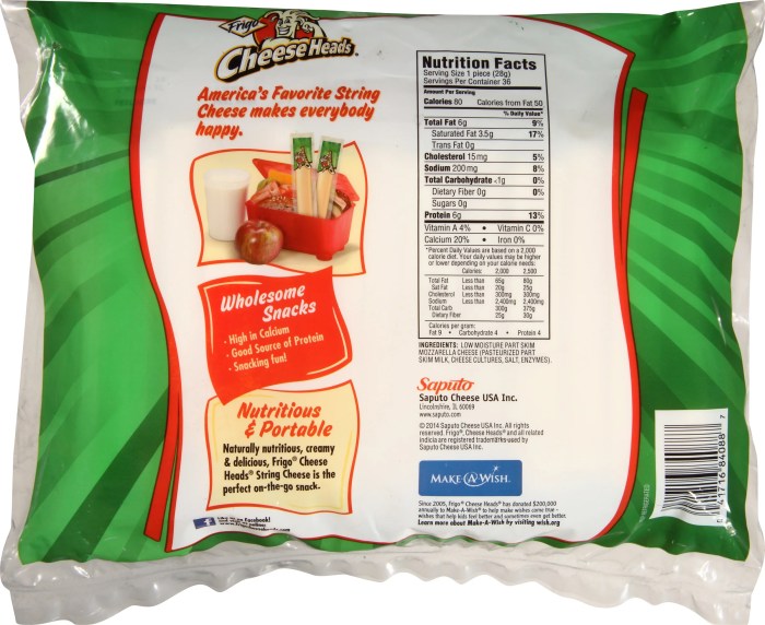 Frigo cheese heads nutrition facts