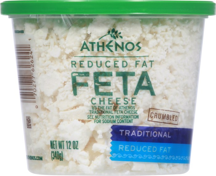 Feta cheese crumbles nutrition facts