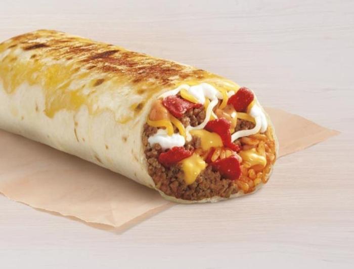 Grilled cheese burrito taco bell nutrition