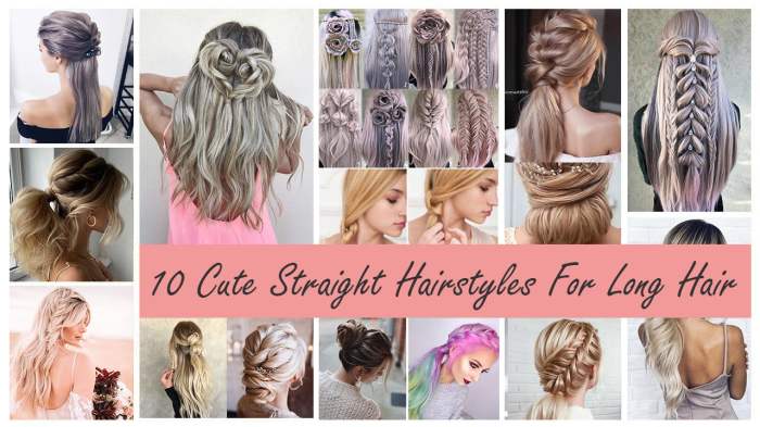 Hairstyles for straight hair