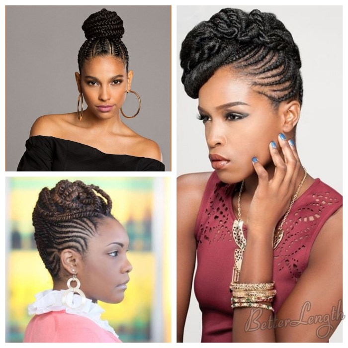 Updo hairstyles for black hair