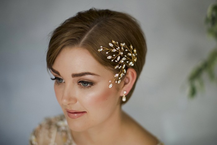 Hair wedding short bride hairstyles styles ideas flower style bridal hairstyle day flowers kurze haare bridesmaid brides crown dresses hochzeit