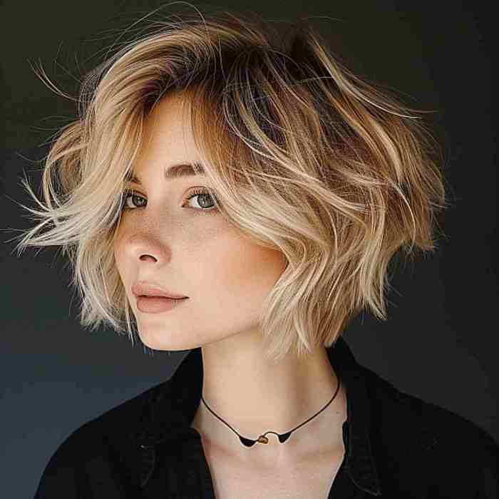 Hairstyles for short wavy hair