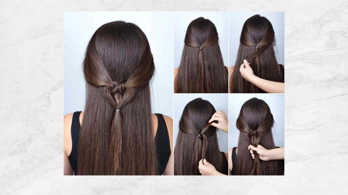 Easy hairstyles with long hair