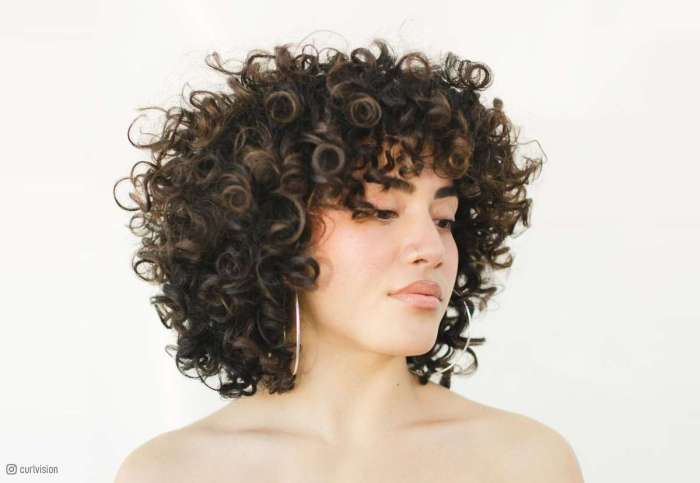 Short hairstyles with curly hair