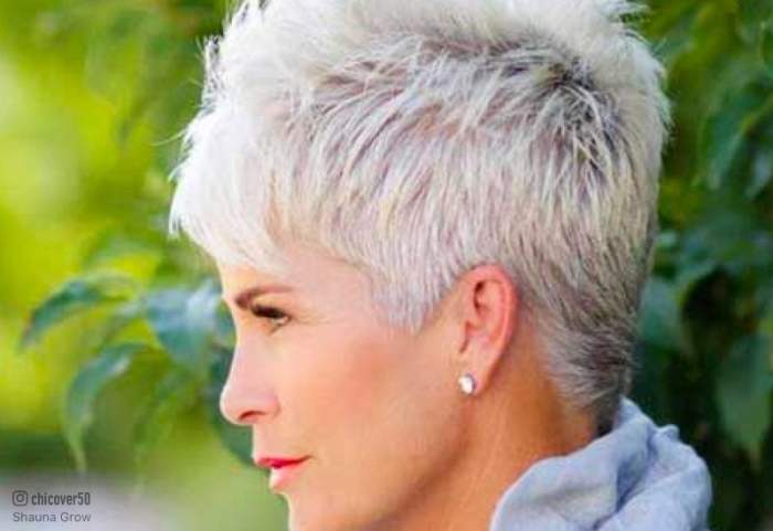 Hairstyles for older ladies with short hair