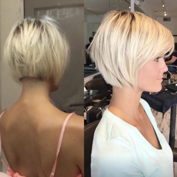 Short hairstyles straight hair