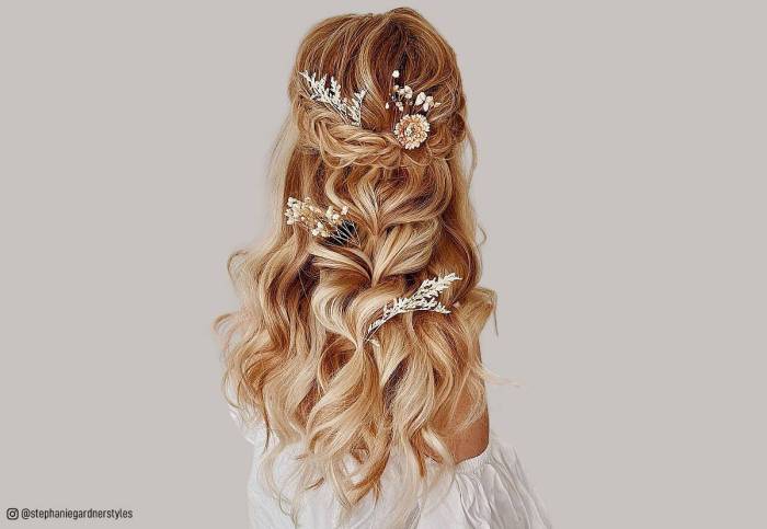 Wedding hairstyles long hair